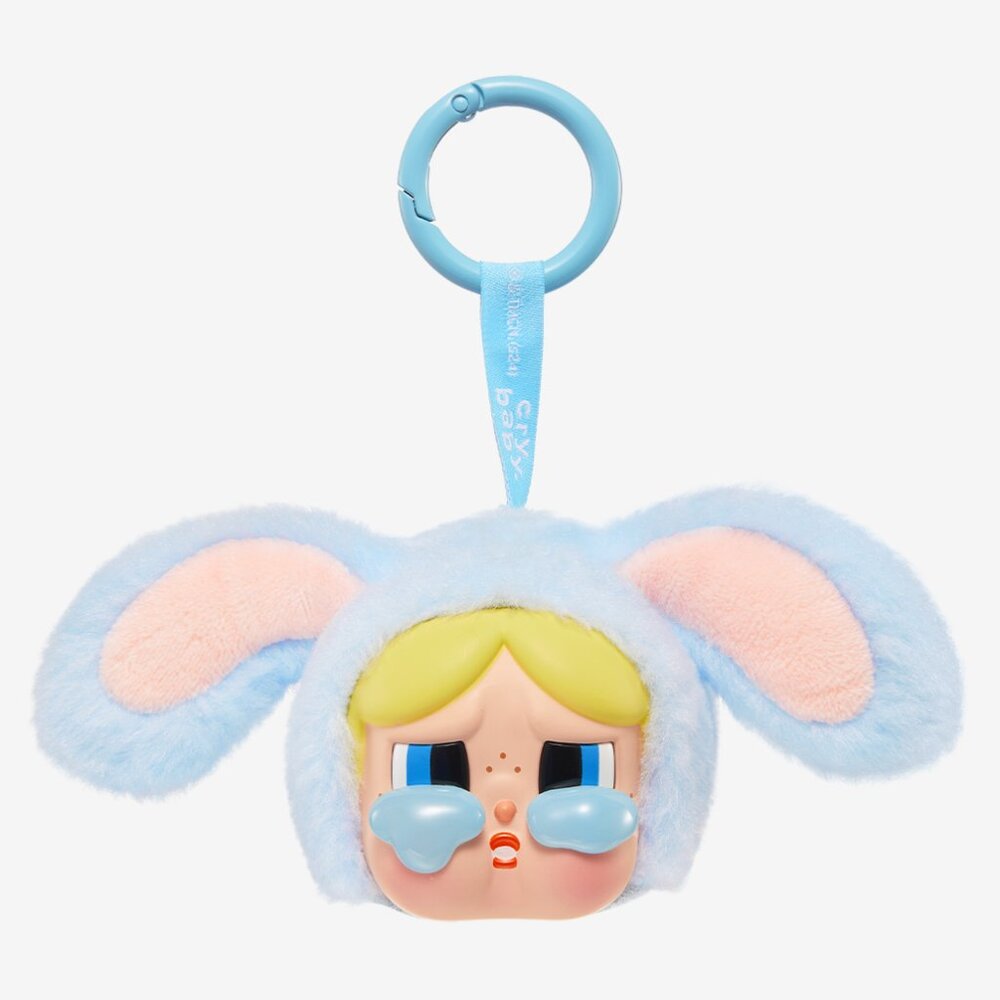 CRYBABY × Powerpuff Girls Series-Vinyl Face Plush Bunny Bubbles - Sealed